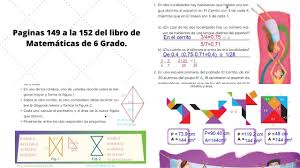 Libro de matemáticas resuelto 6 grado. Paginas 149 A La 152 Del Libro De Matematicas De 6 Grado Youtube