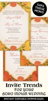 Marigold Wedding Invitation Template Download For A Floral Indian Weddin Wedding Invitations Stationery Letterpress Wedding Invitations Wedding Invitations Diy