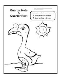 There are tons of great resources for free printable color pages online. Music Notes And Rests Coloring Page Worksheets Teaching Resources Tpt