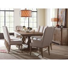 The cushioned upholstered seat and back make the chairs a comfy choice for dining. Rachael Ray Home By Legacy Classic Monteverdi Formal Dining Room Group Belfort Furniture Formal Dining Room Groups