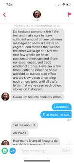 So let's have a look at some tinder opening messages that will get you… more tinder replies + more tinder dates + more tinder hookups. My Bio Is Not Looking For Hookups Tinder