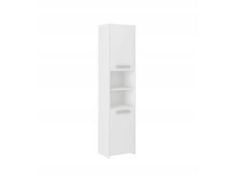 Meuble de salle de bain sur pied meuble de rangement armoire a double porte 60 x 30 x 82 cm blanc et couleur chene bbk43wn avec etageres reglables et roulettes vente de vasagle conforama. Prague Meuble Colonne De Salle De Bain 30x30x170 Rangement Salle De Bain Contemporain Armoire Toilette Colonne Moderne Blanc Vente De Hucoco Conforama
