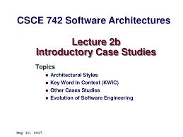 Key to the organization's success is not only its focus on high quality. Lecture 2b Introductory Case Studies Ppt Download