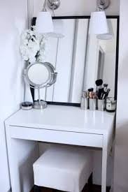 Simplistic Black White Vanity Dressing Table For Small Space Makeup Dressing Table Table For Small Space