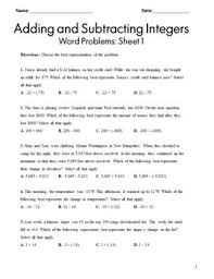 Exercise 2 a bomb displaces the oil in a well from 975 m deep and raises it to a deposit place 48 m above ground level.… Adding And Subtracting Integers Word Problems Multiple Choice Tpt