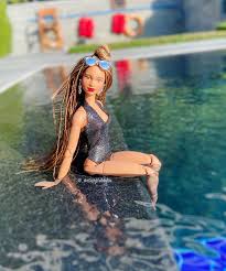 Delightfuldolls On Instagram Do You Take The Risk Of Getting Your Dolls Wet To Get Pool Water Doll Photo Barbie Fashionista Dolls Barbie Model Barbie Summer