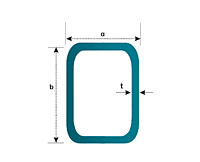 Metric Rectangle Tube