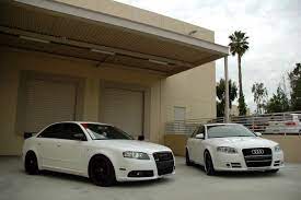 White A4 Black Audi Audi A4 Audi A4 B7