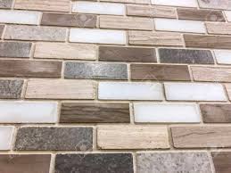Click here to go to aspect™ 12 x 24 stone glue up backsplash tiles detail page 3 variations available aspect™ 12 x 24 stone glue up backsplash tiles. Mosaik Tiles Rectangular Shape Small Tiles Of Different Texture Stock Photo Picture And Royalty Free Image Image 113376639