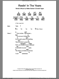 dan reelin in the years sheet music for guitar chords pdf