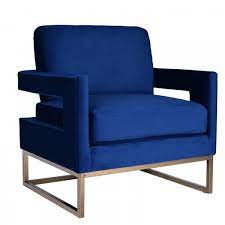 Cozy up spaces while giving it an instant refresh. Blue And Gold Accent Chair Marcuscable Com