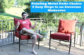 Sometimes it can be a tiring and to move your stress away, we are here with the entire cleaning process. Painting Metal Patio Chairs 5 Easy Steps To An Awesome Makeover Pretty Handy Girl