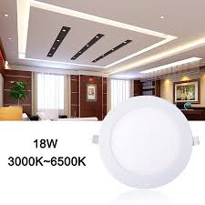 Having the right home office lighting is the first step to carving out a productive work space at home. Dimmable Round Recessed Led Ceiling Lights For Home Office Commercial Lighting Caroj Walmart Canada