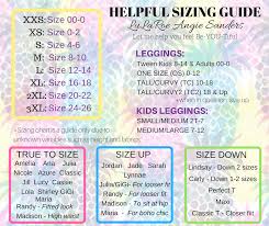 Lularoe Size Chart Ana Bedowntowndaytona Com