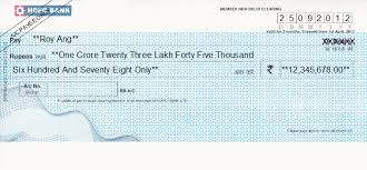 How to fill bank cheque correctly? Hdfc Bank Cheque Dimensions