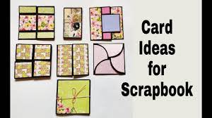 Having a specific theme will help you to have a good idea of the kind of pages you'll like to create. How To Make Cards For Scrapbook How To Make Scrapbook Pages Requested Video Youtube