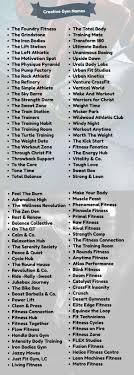 Generate thousands of name ideas for your gym and fitness business or company, including gym and fitness trending words, competitor name generate names for your gym and fitness business below. Gym Names 600 Great Fitness And Gym Names Ideas