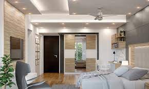 Shiplap, board and batten, tray ceiling details, custom barrel tables are all part of this modern farmhouse design. Modern False Ceiling Designs For Your Bedroom Design Cafe