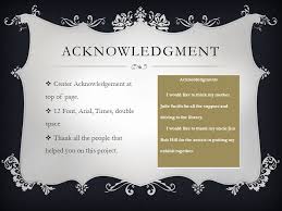 Some students decide to write their acknowledgement section in thesis or dissertation projects because they were. 3 Ring Binder Setup Science Fair Project Ppt Video Online Download