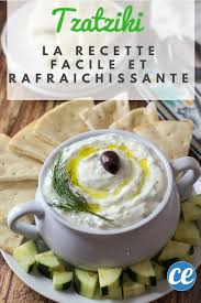La Recette Du Tzatziki Facile Et Tellement Rafraichissante Recette Recette Recette Francaise Recette Turque