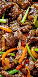 Homemade Mongolian Beef Recipe Tender And Juicy Beef Strips Tossed With Peppers Onions And A Simple Savory Sauce Letthebak In 2020 Beef Dinner Beef Recipes Recipes