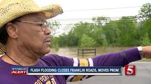 Flash Flooding Closes Franklin Roads, Moves Prom