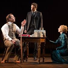 This plaster head cast can be seen in the images, between tucker and hurt in the workshop. Theater Review Bradley Cooper And Patricia Clarkson Help Free The Elephant Man