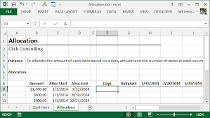 Press the key f5 or ctrl + g. Excel Formula To Allocate An Amount Into Monthly Columns Excel University