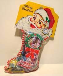 Christmas stocking to color or craft. Christmas Stocking Filled With Candy Christmas Candy Gifts Retro Candy Nostalgic Candy
