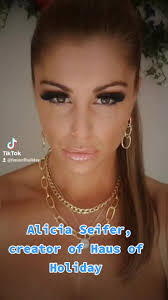 Alicia Seifer, creator of Haus of Holiday.  https://www.etsy.com/shop/HausofHolidayLLC #HausofHolidayLLC #etsyseller  #etsyshop #homedecor #wreathmaker #wreathsfordoor #hausofholiday_llc ...