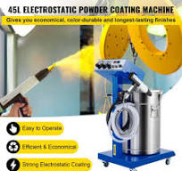 VEVOR 50W 45L Máquina de recubrimiento en polvo electrostático con pistola  pulverizadora Pintura 450 g por minuto Sistema de recubrimiento en polvo ...