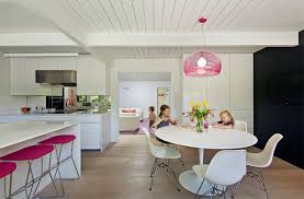 If you want to have a spacious looking kitchen, you can use this great idea. Furniture Arrangement Ideas 25 Dining Rooms With Round White Dining Table Home Design Lover