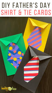 Now to make your shirt. Diy Father S Day Tie Cards To Make With Kids Honey Lime