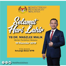 Dulu, malaysia mengundang guru indonesia karena melihat pendidikan peninggalan inggris sudah banyak yang usang. Kpm On Twitter Selamat Hari Lahir Diucapkan Kepada Yb Dr Maszlee Malik Menteri Pendidikan Malaysia