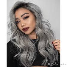 Black And Grey Lace Front Wig Black And Grey Lace Front Wig Ombre Human Hair Glueless Pre Plucked Ombre Silver Grey Human Hair Wigs For Women Wig Hairstyles Human Hair Wigs Lace Front Wigs