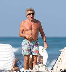The Who S Roger Daltrey Topless On Florida Beach Daily Mail Online