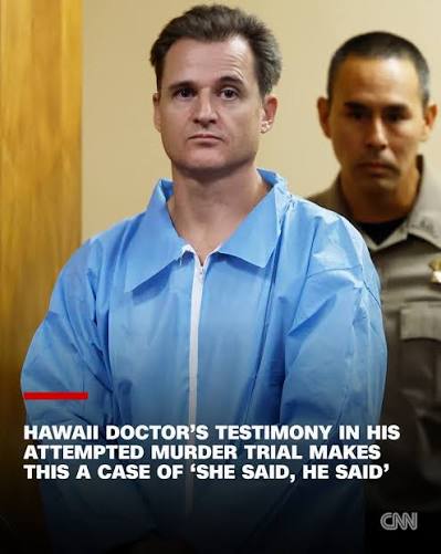 Husband and wife offer conflicting accounts in attempted murder trial