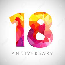 We've compiled the best anniversary items for your spouse (or favorite porcelain anniversary gifts for them. 18th Anniversary Numbers 18 Years Old Yellow Colored Logotype Royalty Free Cliparts Vectors And Stock Illustration Image 133415936