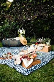 The water fountains have doggie bowls. Organizing The Perfect Summer Picnic