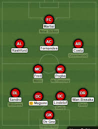 The official website of manchester united football club, with team news, live match updates, player profiles, merchandise, ticket information and more. How Manchester United Could Line Up With Costa And Sandro