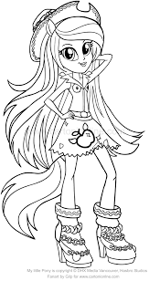 Maybe you would like to learn more about one of these? Completely New Human Applejack Coloring Pages