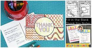 Thank you paper for kids. Printable Thank You Cards For Kids To Write Hands On As We Grow