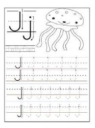 Letter J Worksheet For Kindergarten Preschool And 1 St Grade Preschool And Kindergarten Alphabet Worksheets Preschool Alphabet Preschool Preschool Writing
