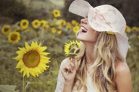 Hd to 4k quality, all ready for download! Hd Wallpaper Women Model Blonde Sunflowers Smiling Hat Long Hair Wavy Hair Wallpaper Flare