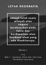 Bagaimanakah Pengaruh Letak Geografis Indonesia Dengan Kehidupan Masyarakatnya Yang Agraris Brainly Co Id