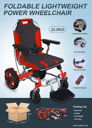Foldable Lightweight Power Wheelchair Ye246 Original From Yattll Co Ltd Powered Wheelchair Wheelchair Wheelchair Accessories