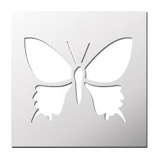 Pochoir Papillon Pochoir Papillon Pochoir Et Pochoir Silhouette