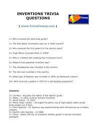 Oct 17, 2021 · turkey since 1923 trivia quiz quiz #344,270. Inventions Trivia Questions Trivia Champ