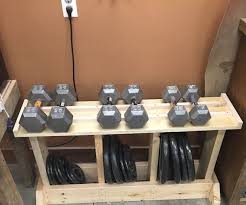 Diy Weight Rack Home Gym Garage Weight Rack Diy Home Gym