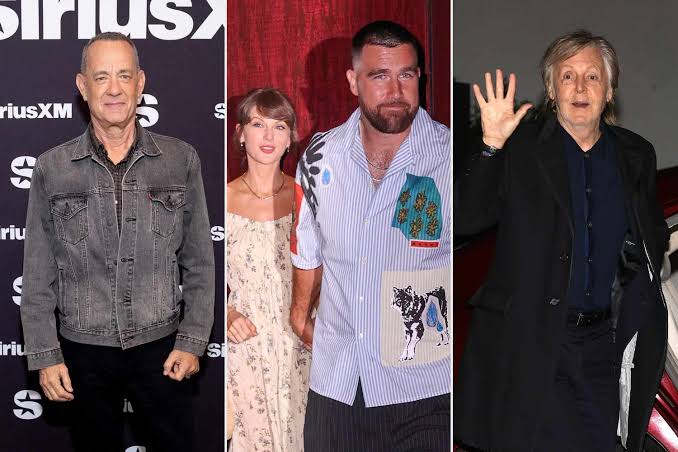 Tom Hanks and Paul McCartney Seen Leaving Taylor Swift and Travis Kelce's  Wedding